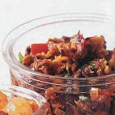Roasted Eggplant and Red Pepper Topping