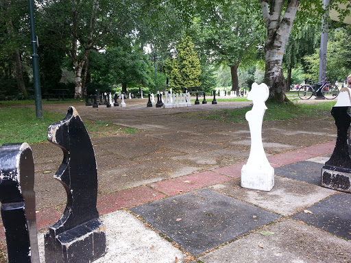 Schachbretter im Europapark