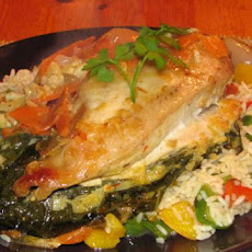 Honey and Lemon Chicken on Rice (For Womans Day)