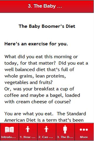 Baby Boomer Health Plan