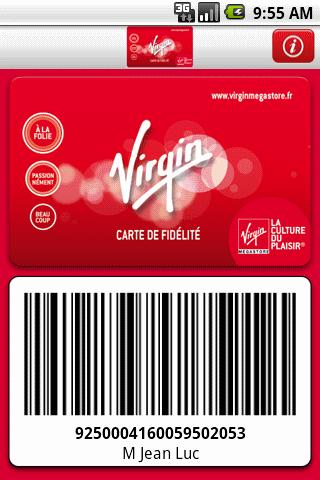 Carte Virgin