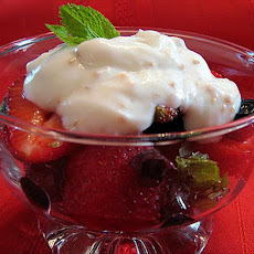 Berries Salad With Whipped Ricotta Cream