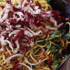 Citrus Spaghetti with Shredded Radicchio