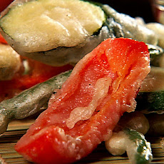 Tempura Vegetables with Soy Sauce