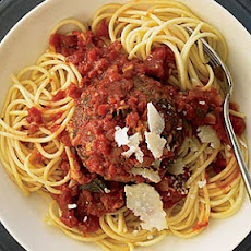 Supersize Meatballs in Marinara Sauce
