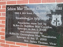Sehion Mar Thoma Church Dallas Plaque