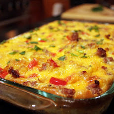 Yellow Squash Cornbread Stuffing Casserole
