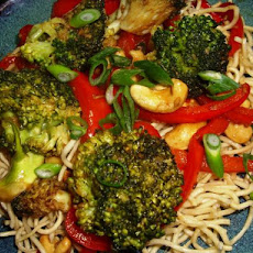 Sydney Broccoli, Red Pepper & Tofu Stir Fry With Balsamic Vi
