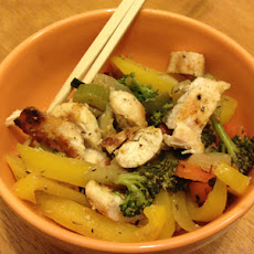 Jamaican Jerk Stir Fry with Celery and Carrots