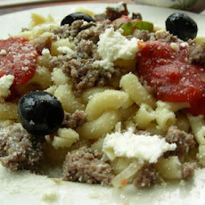 Greek Macaroni With Meat Sauce