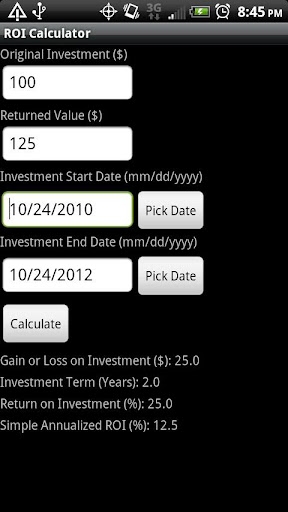 ROI Calculator