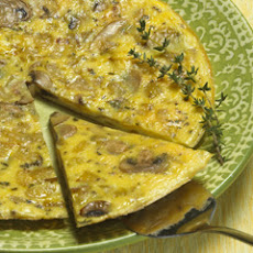 Mushroom & Onion Frittata