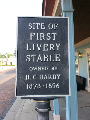 Site of First Livery Stable