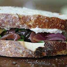 Veggie Sandwich With White Bean Pesto