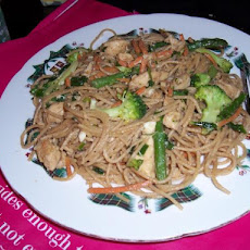 Honey Garlic Chicken Spaghetti