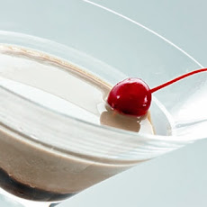Rich German Chocolate Cake With a Cherry Shooter or Martini