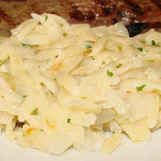 Creamy Garlic-Parmesan Orzo