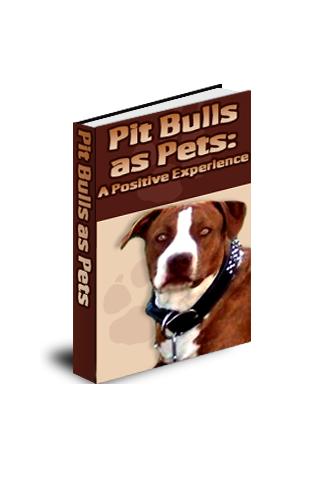 Pit Bulls As Pets