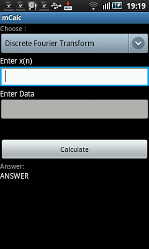 DFT Calculator