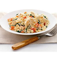 PHILLY Creamy Rice, Chicken and Spinach Dinner