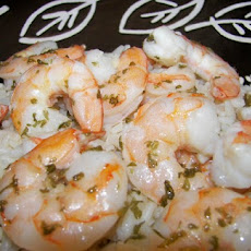 Quick Shrimp Scampi Bake