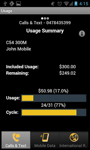 Community Telco Usage App