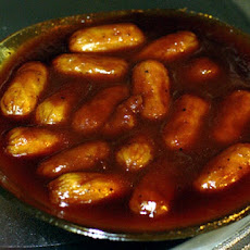Cranberry-Sauced Franks