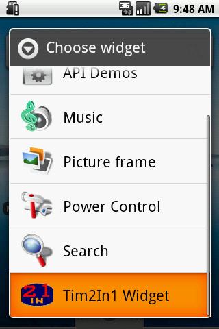 Tim 2In1 Widget