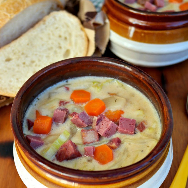 Corned beef and Cabbage Chowder