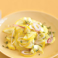 Quick-Marinated Yellow Squash Salad