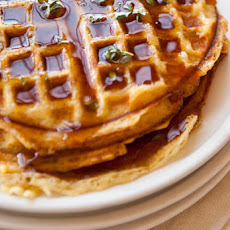 Cornmeal-Bacon Waffles Recipe
