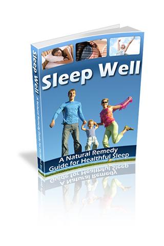 Sleep Well - Natural Remedy