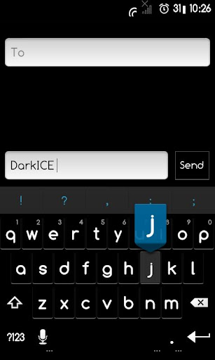 DarkICE Skin for ICS Keyboard