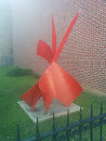 Red Dancer Sculpture
