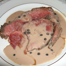Beef Tenderloin Au Poivre (Incredible Sauce)