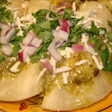 Authentic Enchiladas Verde