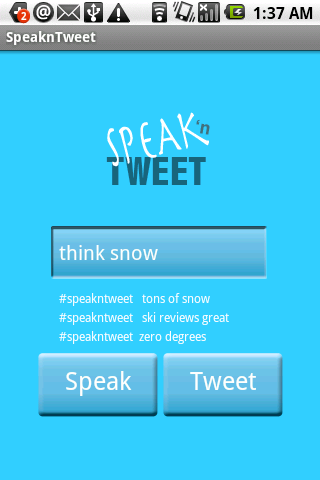 SpeaknTweet Lite