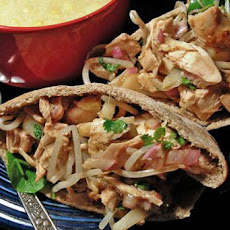 Asian Chicken Pitas
