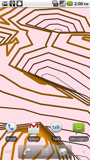 Retro Contours Live Wallpaper