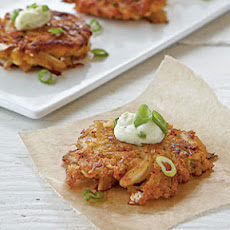 Mini Sesame, Scallion, and Lime Crab Cakes with Wasabi Mayonnaise