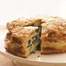 Spinach-Gruyere Gateau de Crepes