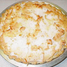 Coconut Cream Pie With Meringue Topping