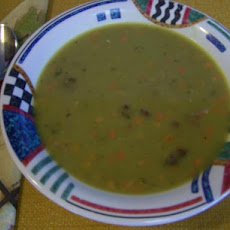 Uncle Bill's Green Split Pea With Hambone Soup
