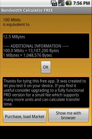 【免費工具App】Bandwidth Calculator FREE-APP點子