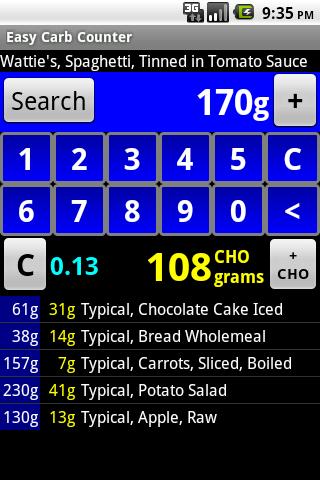 Easy Carb Counter