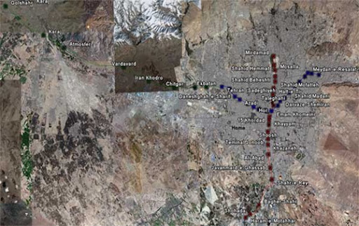 Google Earth Tehran