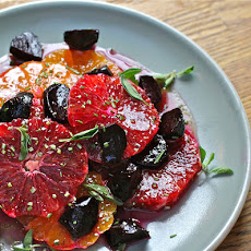 Blood Orange, Tangerine and Beet Salad with Maple-Orange Vinaigrette