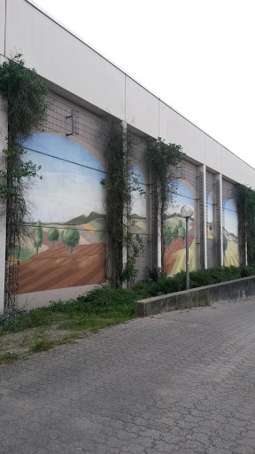 Wandkunst am Gymnasium Neureut
