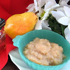 Microwave Winter Pear Amaretto Jam