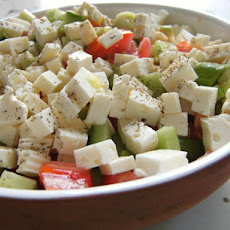 Greek Cucumber Summer Salad